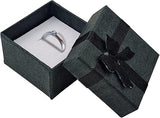 24PCS Cardboard Ring Box Set for Wedding Ceremony and Jewelry Gifting
