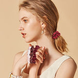 30 Pcs Silk Satin Hair Scrunchies Set 0.08kg
