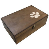 Large Wooden Keepsake Memory Box for Jewelry and Photos